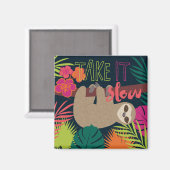 スローライフ マグネット (正面/裏面)