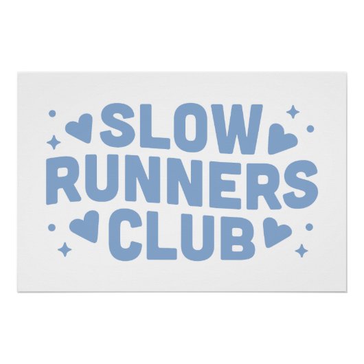 スローランナおもしろいーズ走クラブ ポスター (正面)