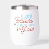 スローランナーズクラブおもしろい引用文ブルーオレンジ文字 (正面)