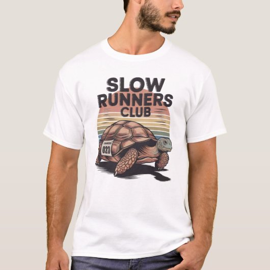 スローランナーズクラブ - ランニング Tシャツ (正面)