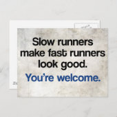 スローランナー ポストカード (正面/裏面)