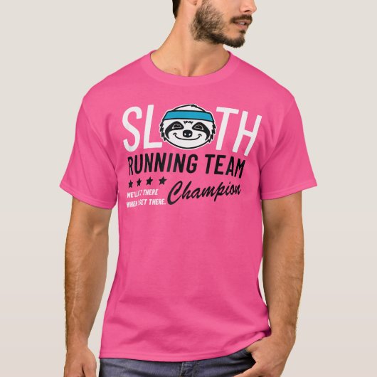 スローランニングチームチャンピオン Tシャツ (正面)
