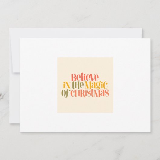 スローリビングライフスタイルデザイン カード (正面)