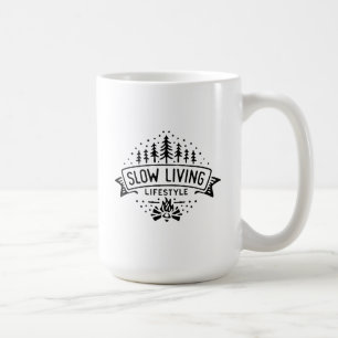 スローリビングライフスタイル コーヒーマグカップ