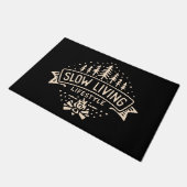 スローリビングライフスタイル ドアマット (アングル)