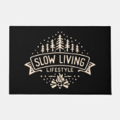 スローリビングライフスタイル ドアマット (正面)