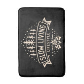 スローリビングライフスタイル バスマット (正面縦)