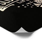 スローリビングライフスタイル ポスター (角)