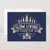 スローリビングライフスタイル ポストカード (正面/裏面)