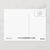 スローロリス葉書 ポストカード (裏面)