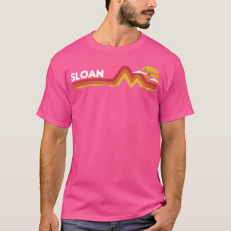 スローンおもしろいレトロヴィンテージサンセットスローン80s 90s T-s Tシャツ