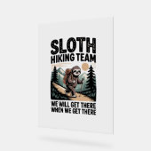 スロー日サニービーブススロスハンモックトロップ アクリルサイン (傾斜)