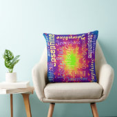 スロー枕フラクタルサン・バースト・スーパーノヴァ クッション (椅子)