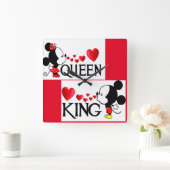 スロー枕 スクエア壁時計 (ホーム)