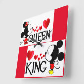 スロー枕 スクエア壁時計 (傾斜)