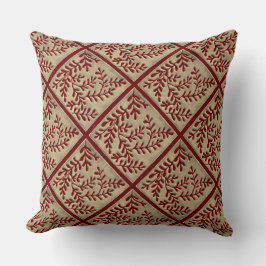 スロー枕 トレリス 葉のデザイン クッション