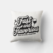 スロー枕 - ファスト&フレイバーシリーズ クッション (裏面)