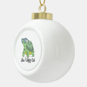 スロー歩くクラブキュートカおもしろいートル セラミックボールオーナメント (右)