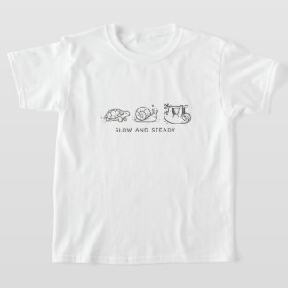 スロー・アンド・ステディ キッズTシャツ Tシャツ