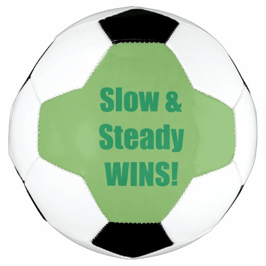 スロー＆ステディは勝利する！ サッカーボール (正面)