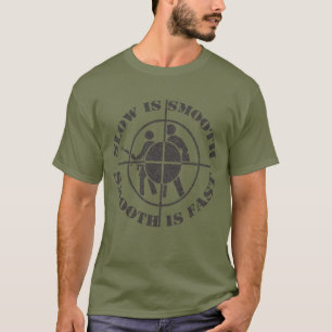 [スロー] [スムーズ] [スムーズ] [速い] Tシャツ