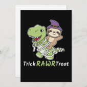 スロー トリック ロアー トリート T-Rex ミイラの衣装 シーズンカード (正面/裏面)