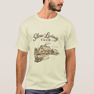 スロー・リビング・クラブ - ヴィンテージ・コテージの美学 Tシャツ