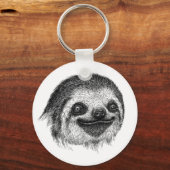 スロ図解入りの、写真付きのース顔 キーホルダー (正面)