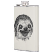 スロ図解入りの、写真付きのース顔 フラスク (左)