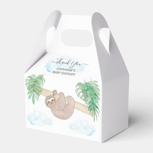 スロ男女兼用ス赤ちゃんシャワー フェイバーボックス (正面サイド)