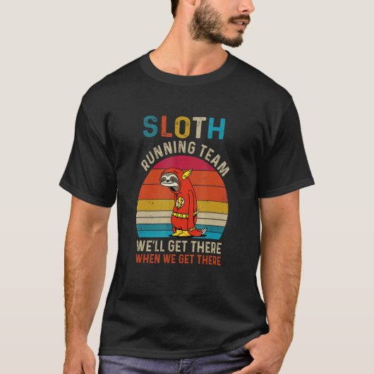 スロ走スのチームが到着したら Tシャツ (正面)