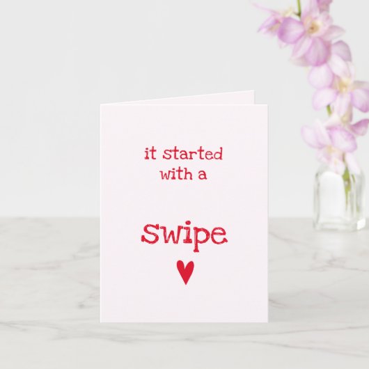 スワイプ – アニバーサリーおもしろい引用文で開始 カード (蘭)