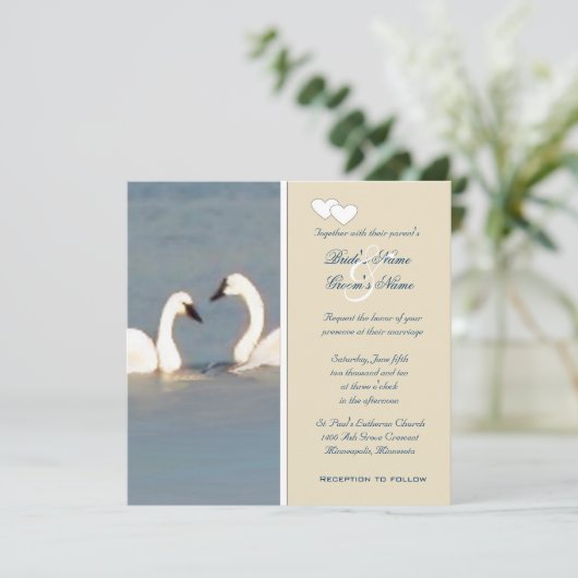 スワエレガントンス結婚式招待状 招待状 (スタンド正面)