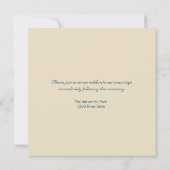 スワエレガントンス結婚式招待状 招待状 (裏面)