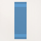 スワエレガントン&モノグラムのスチールブルーヨガマット ヨガマット (裏面)