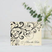 スワエレガントールセーブ・ザ・デート案内はがき 案内ポストカード (スタンド正面)