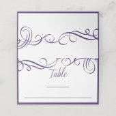 スワエレガントール座席表テンプレート プレイスカード (外部開封)