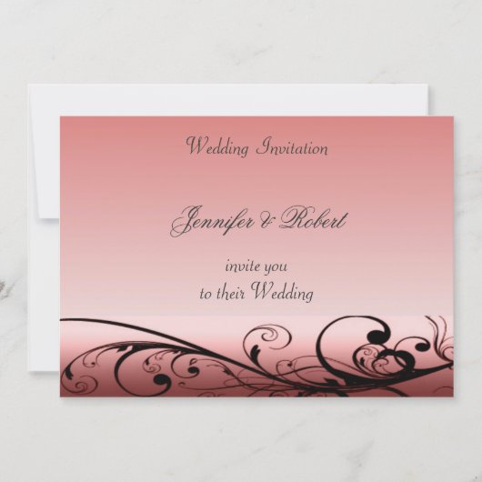 スワエレガントール結婚式招待状 招待状 (正面)