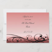 スワエレガントール結婚式招待状 招待状 (裏面)