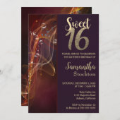 スワエレガントール誕生日招待状 招待状 (正面/裏面)