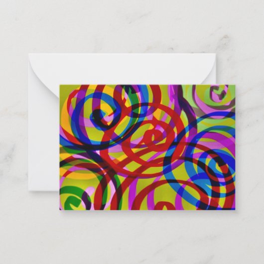 スワカラフルールノートカード ノートカード (正面)