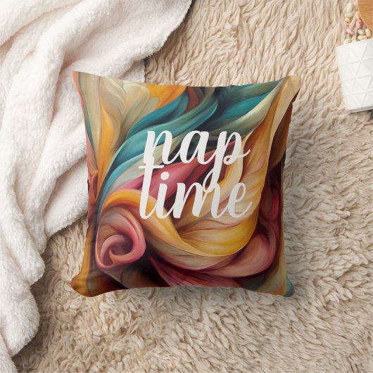 スワカラフルール抽象芸術、昼寝時間装飾用クッション クッション (ブランケット)