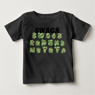 スワガハクナマタタベビーアメリカンアパレルシャツ ベビーTシャツ