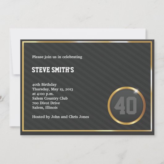 スワガーパーティの招待状 招待状 (正面)