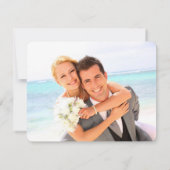 スワキスをするローズ・春の花結婚ズ・シックの写真 サンキューカード (裏面)