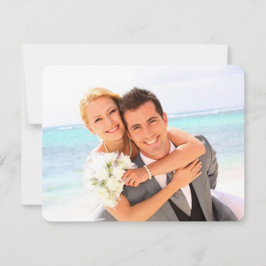 スワキスをするローズ・春の花結婚ズ・シックの写真 サンキューカード (裏面)