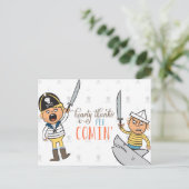 スワシュバッカーありがとうはがき ポストカード (スタンド正面)