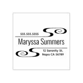 スワシンプルールアドレス ラバースタンプ (インプリント)