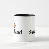 スワジランドの国旗が好き マグカップ (中央)