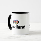 スワジランドの国旗が好き マグカップ (正面左)